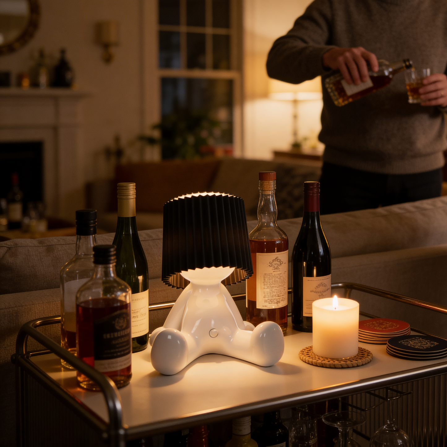 Larry the Lamp - Sitting